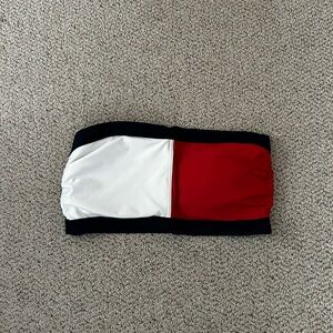 tommy hilifiger bandeau bathing suit top
